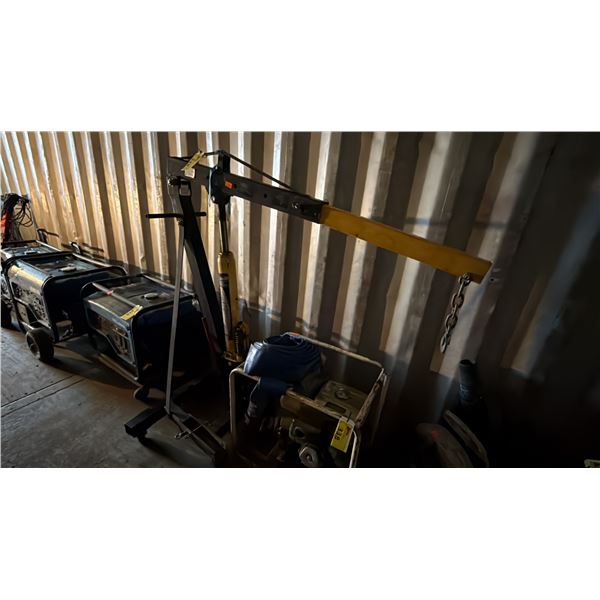 POWERFIST MOBILE COMMERCIAL HEAVY DUTY 2T FOLDABLE SHOP CRANE