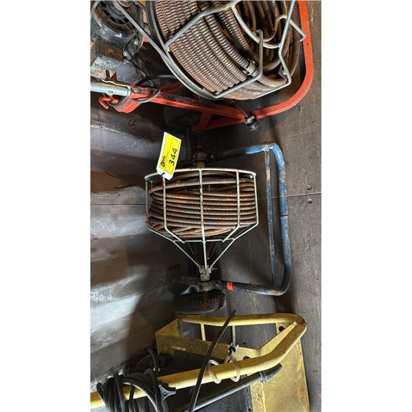 BLUE MOBILE MANUAL DRAIN AND SEWER CLEANER