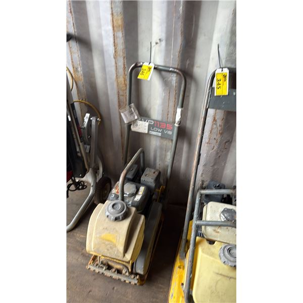 WACKER NEUSON VP1135 COMMERCIAL WALK BEHIND GAS POWERED VIBRATORY PLATE COMPACTOR