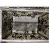 Image 7 : Decorative Metal and Textured Glass Box with Bubble Pattern and Hinged Lid