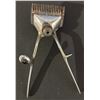 Image 8 : Decorative Collector Plates, Hand Shears, Pandora Cigar Box, Wood Face Art, Linens