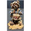 Image 12 : Boyds Bears Collection with Plush, Resin Figures and Floral Watercolour Art Signed 1996
