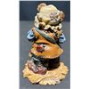 Image 13 : Boyds Bears Collection with Plush, Resin Figures and Floral Watercolour Art Signed 1996