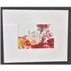 Image 2 : Boyds Bears Collection with Plush, Resin Figures and Floral Watercolour Art Signed 1996