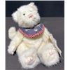 Image 8 : Boyds Bears Collection with Plush, Resin Figures and Floral Watercolour Art Signed 1996