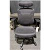 Image 1 : Black Mesh Ergonomic Office Chair with Adjustable Headrest and Lumbar Support