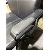 Image 6 : Black Faux Leather Swivel Office Chair With Armrests And Caster Base