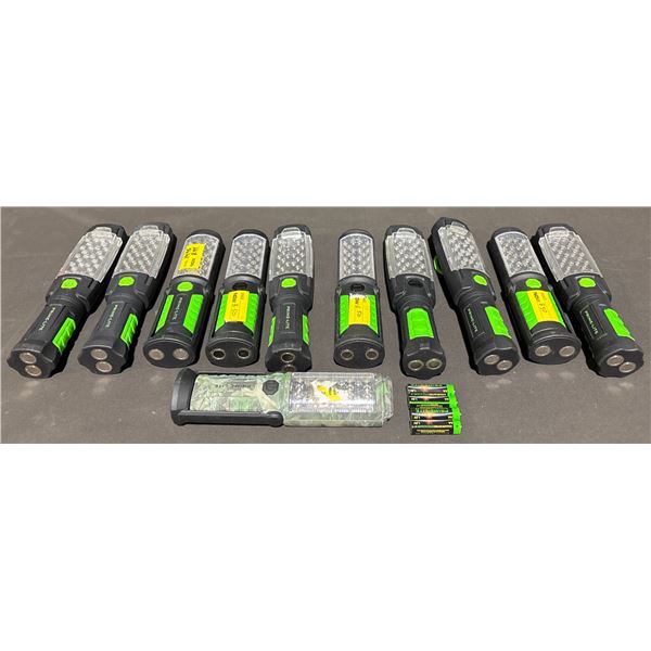 11 Prime-Lite Multi-LED Flashlights with Magnetic Bases and Hooks