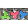 Image 6 : 282 Fidget Spinners in Blue, Pink, and Green, Individually Packaged