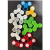 Image 4 : Bulk Lot of 114 Mixed Hand Spinners Assorted Colours and Styles With Some USB Cables