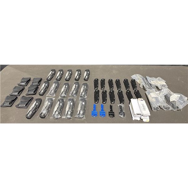 51 Folding Pocket Knives, Keychain Knives, Utility Multi-Tools, Assorted Styles