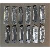Image 4 : 38 Folding Knives and Keychain Knives with Sheaths, Mixed Styles and Sizes