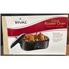 Image 2 : Rival 16 Quart Variable Temperature Roaster Oven Model RO161B-CN (Missing Lid)
