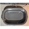 Image 6 : Rival 16 Quart Variable Temperature Roaster Oven Model RO161B-CN (Missing Lid)