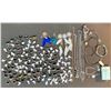 Image 2 : Large Mixed Lot of Costume Jewellery Rings Bracelets Necklaces Earrings Assortment