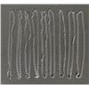 Image 13 : 28 Mixed Silver Tone Chains, Assorted Styles and Lengths, Plus 20 Jewelry Bags