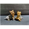 Image 3 : 9 Yorkshire Terrier Dog Figurines Assorted Poses and Sizes