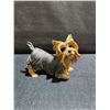 Image 3 : 4 Yorkshire Terrier Dog Figurines Hand-Painted Resin Collectibles