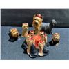 Image 1 : Summit Collection Yorkshire Terrier Dog Figurines and Candle Holder Set, 6 Pieces