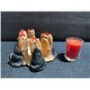 Image 6 : Summit Collection Yorkshire Terrier Dog Figurines and Candle Holder Set, 6 Pieces