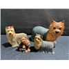 Image 1 : Secret Treasures 2002 Yorkshire Terrier Dog Figurines Set of 4, Made in China