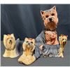 Image 1 : 4 Yorkshire Terrier Dog Figurines Barkers Breed Artz Kitzler