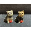 Image 3 : Yorkshire Terrier Figurine Collection With Keychain, Framed Portrait, 8 Pieces Total