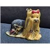 Image 7 : Yorkshire Terrier Figurine Collection With Keychain, Framed Portrait, 8 Pieces Total