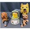 Image 1 : Yorkshire Terrier Figurines and "Thank You For Being A Friend" Snow Globe Lot