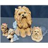 Image 1 : Sandicast and Country Artists Yorkshire Terrier Figurines, Set of 4