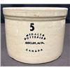 Image 6 : 2 Medalta Potteries Crocks Redcliff Alta. 5 Quart Marked Canada
