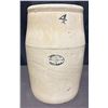 Image 6 : Ceramic Butter Churn with Wooden Dasher and Medalta Medicine Hat Mark, 16" High, 9.5" Diameter
