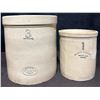 Image 1 : Medalta Potteries Stoneware Crocks, 3 Imperial and 1 Imperial, Alberta