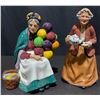 Image 1 : Royal Doulton Figurines: The Old Balloon Seller HN1315 & Teatime HN2255 Porcelain