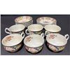 Image 1 : Crown Ducal Floral Bowl, Saucers, and Cups Set, 6 Each