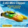 Image 5 : Senecesli RC Mini Racing Speed Boat 2.4GHz