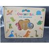 Image 2 : Dinosaur Crochet Kit For Beginners DIY Set