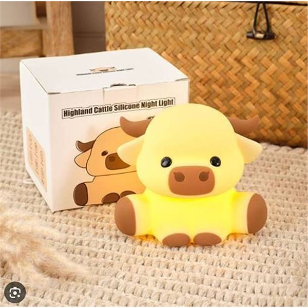 Highland Cattle Silicone Night Light A063