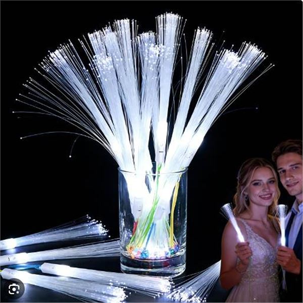 Yofobu 30 Fibre Optic Wands White