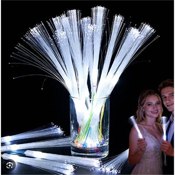 Yofobu 30 Fibre Optic Wands White