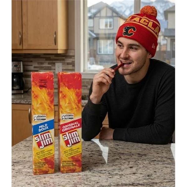 Slim Jim Sausage Snack 659g 2-24x27.5g Packs - Mild & Original