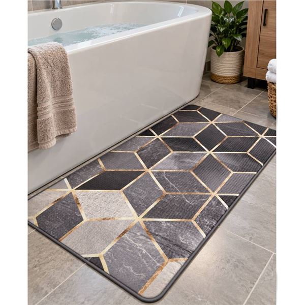 Geometric Pattern Mat 17" x 29"