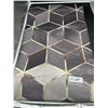 Image 2 : Geometric Pattern Mat 17" x 29"