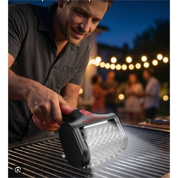 Yeeke Electric Grill Brush 4000mAh Red Black