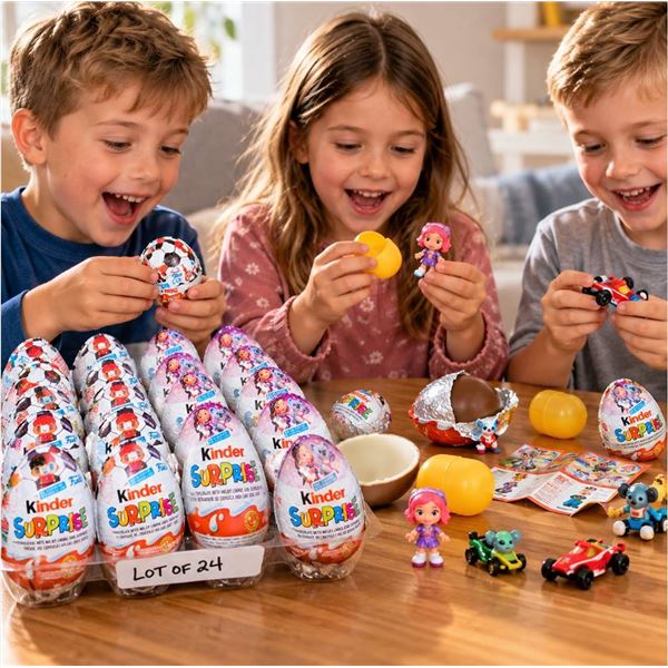 24 Kinder Surprise Milk Chocolate Eggs