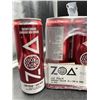 Image 3 : ZOA Cherry Limeade Energy Drink 12 x 355 mL