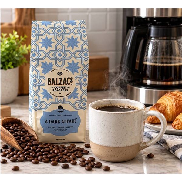 Balzac's A Dark Affair Coffee 340g Whole Bean