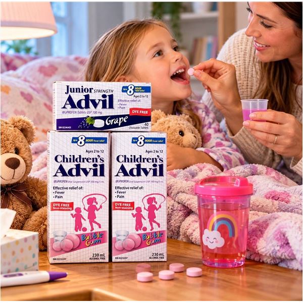 Children's Advil and Junior Advil Medications Lot