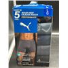 Image 2 : PUMA 5 Pack Boxer Briefs Size L Performance