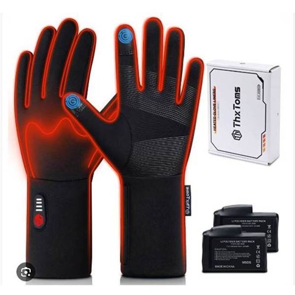 ThxToms Heated Glove Liners Rechargeable L